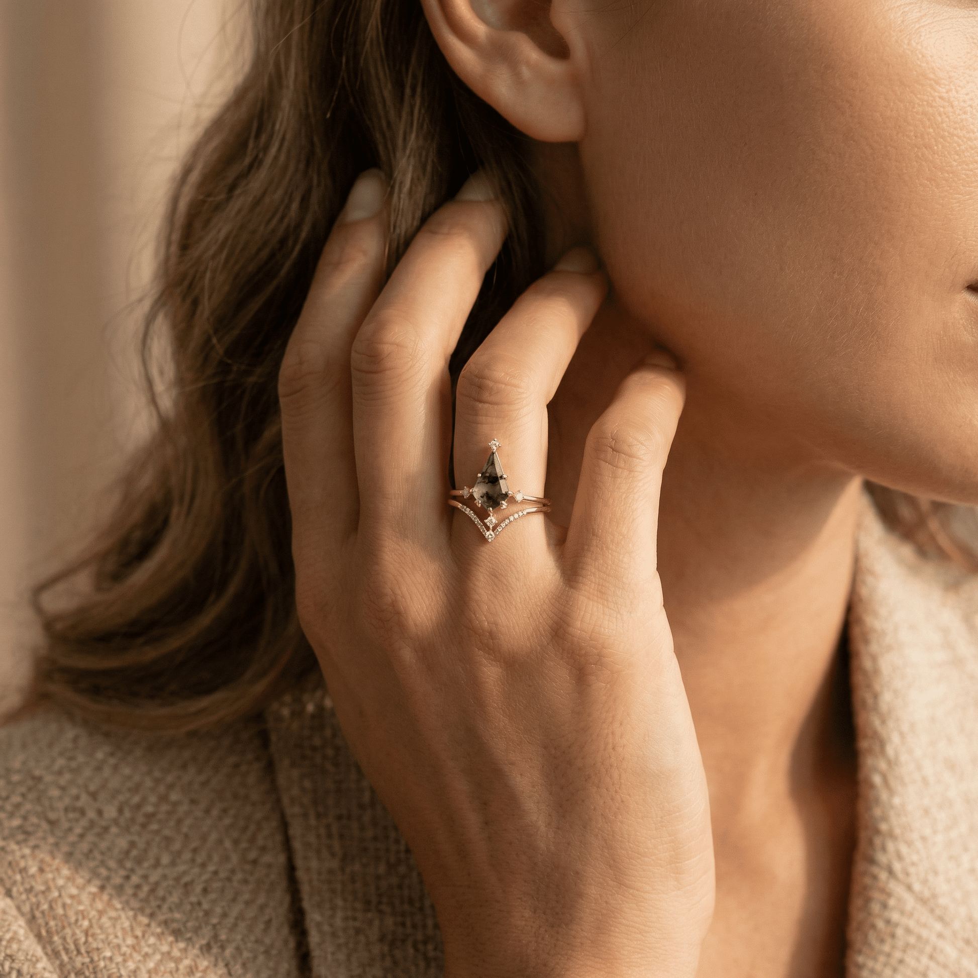 Sunrise Fern Ring - Serene Western