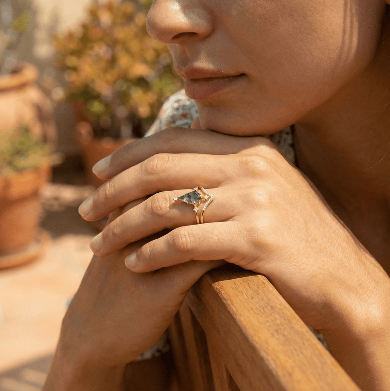 Sunrise Fern Ring - Serene Western