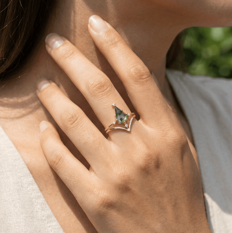 Sunrise Fern Ring - Serene Western