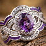 Sunset Canyons Ring - Amethyst - Serene Western thumbnail