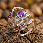 Sunset Canyons Ring - Amethyst - Serene Western thumbnail