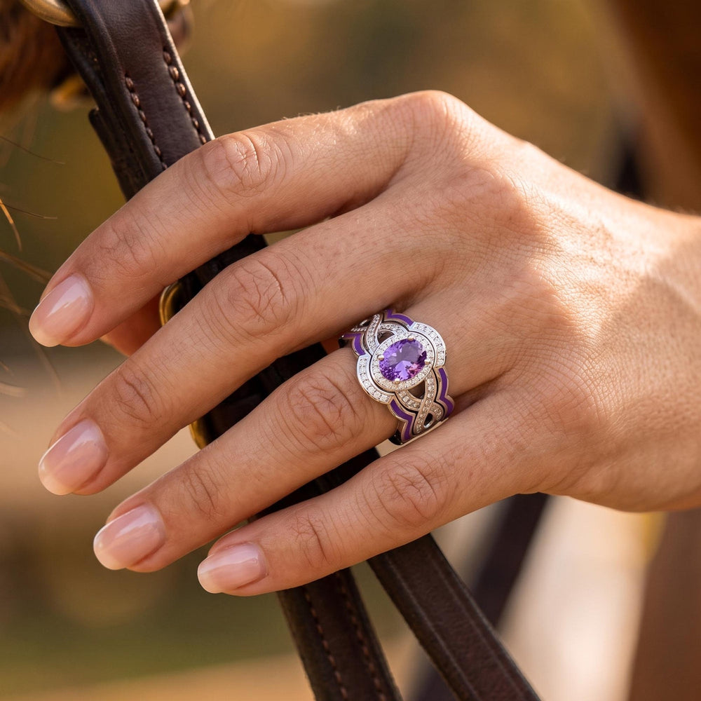 Sunset Canyons Ring - Amethyst - Serene Western