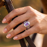 Sunset Canyons Ring - Amethyst - Serene Western thumbnail