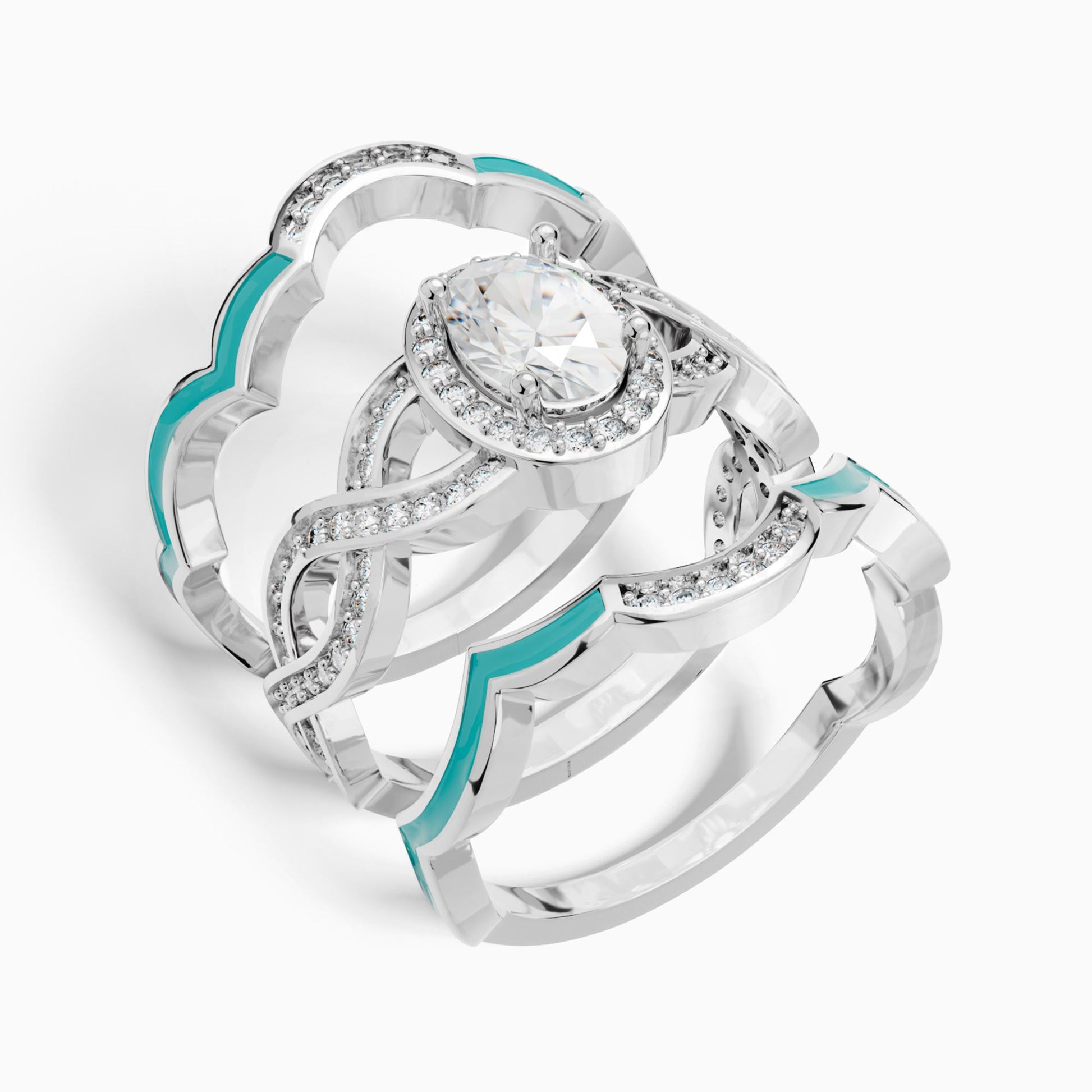Sunset Canyons Ring - Moissanite - Serene Western