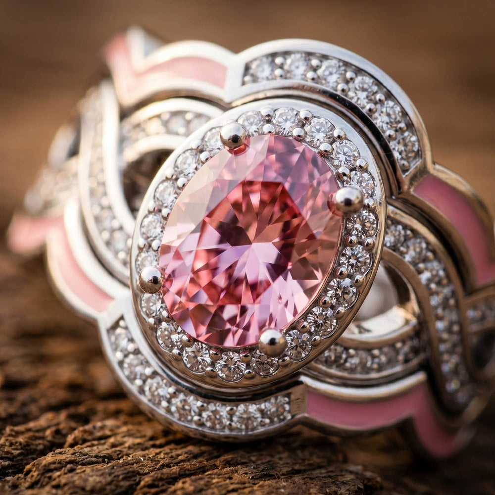 Sunset Canyons Ring - Rose Quartz - Serene Western