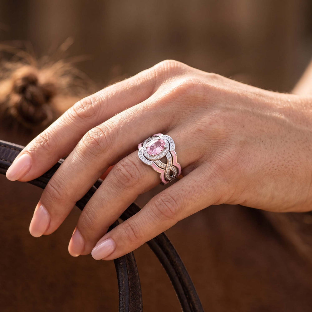 Sunset Canyons Ring - Rose Quartz - Serene Western