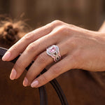 Sunset Canyons Ring - Rose Quartz - Serene Western thumbnail