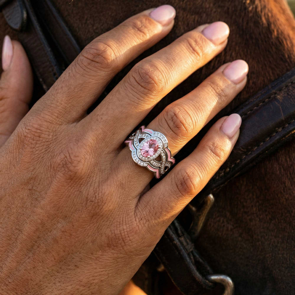 Sunset Canyons Ring - Rose Quartz - Serene Western