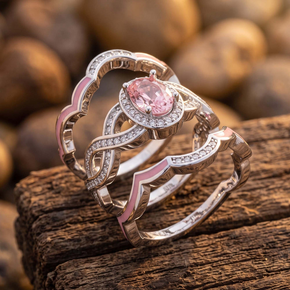 Sunset Canyons Ring - Rose Quartz - Serene Western
