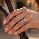 Sunset Canyons Ring - Ruby - Serene Western thumbnail