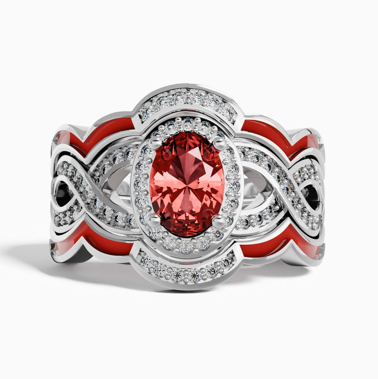 Sunset Canyons Ring - Ruby - Serene Western