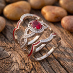 Sunset Canyons Ring - Ruby - Serene Western thumbnail