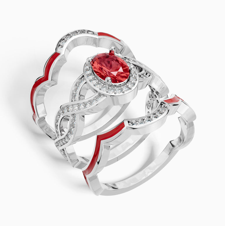Sunset Canyons Ring - Ruby - Serene Western