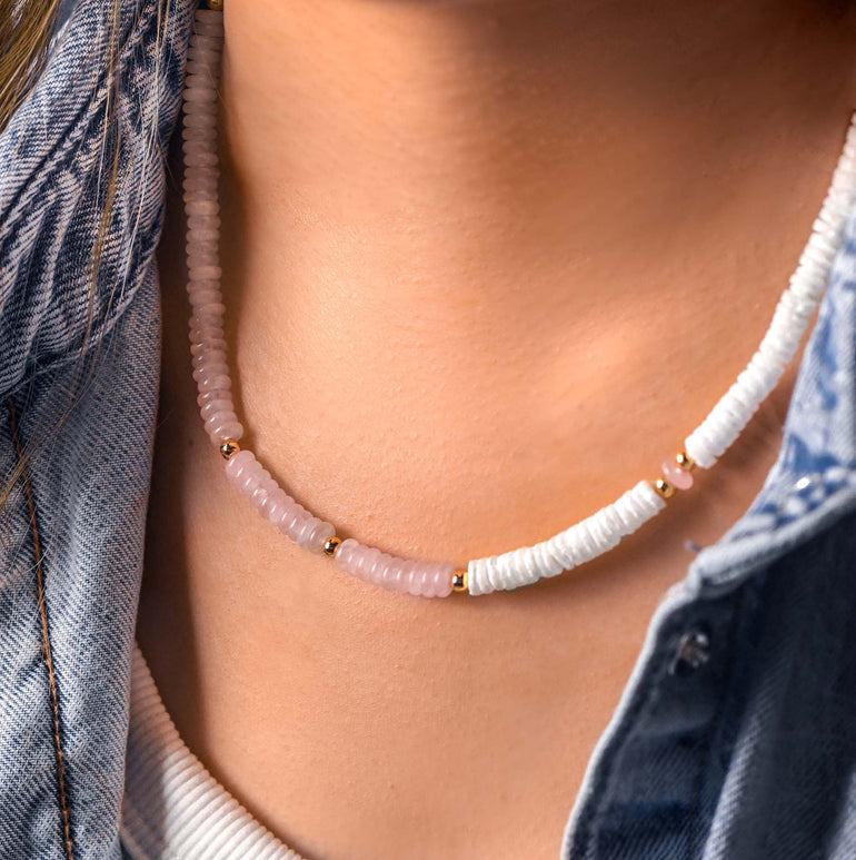 Sunset Foam Necklace - Serene Western