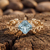 Sunspire Glow Ring - Akvamarin
