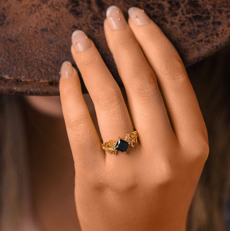 Sunspire Glow Ring - Black Onyx - Serene Western
