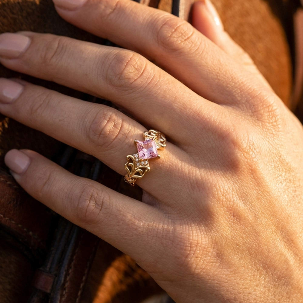Sunspire Glow Ring - Rose Quartz - Serene Western