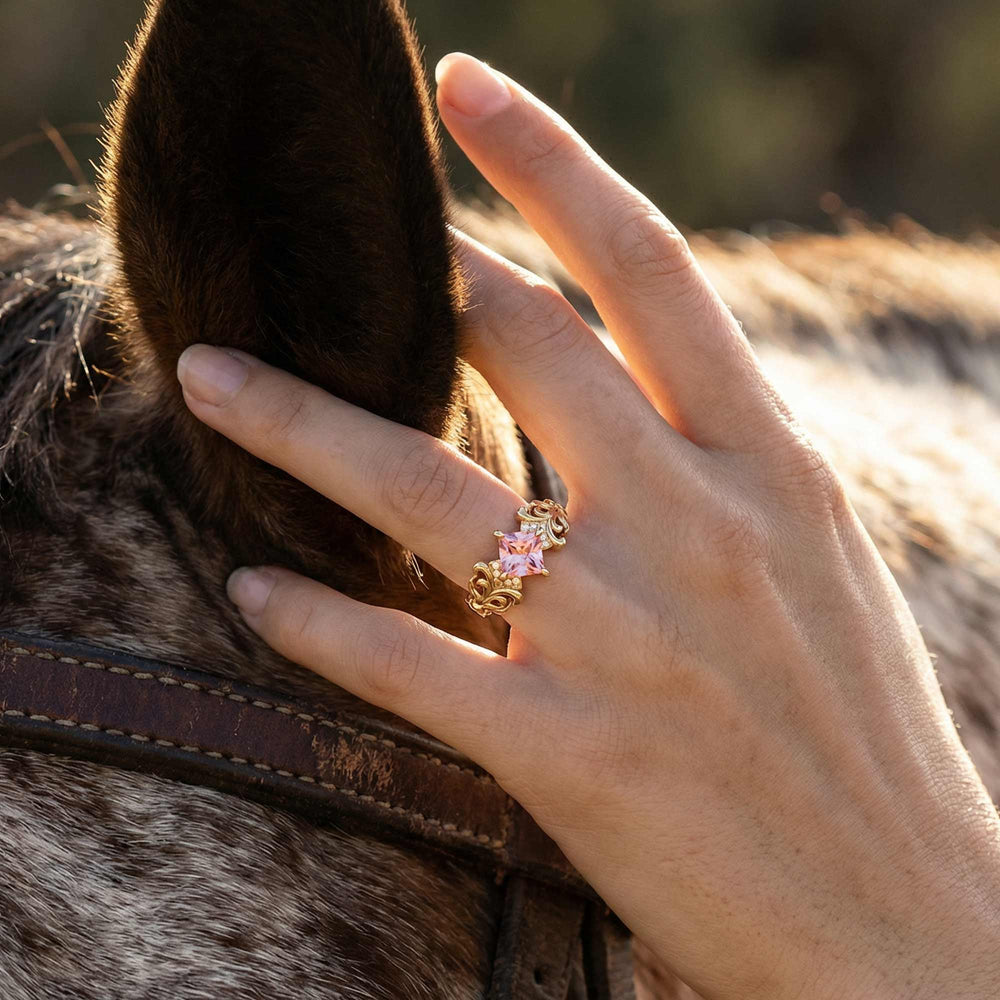 Sunspire Glow Ring - Rose Quartz - Serene Western