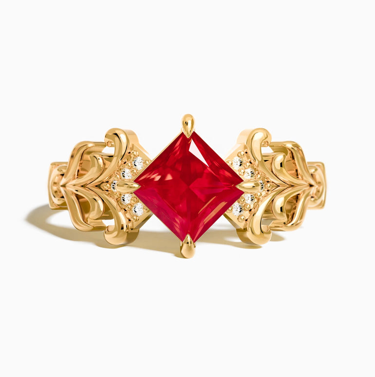 Sunspire Glow Ring - Ruby - Serene Western