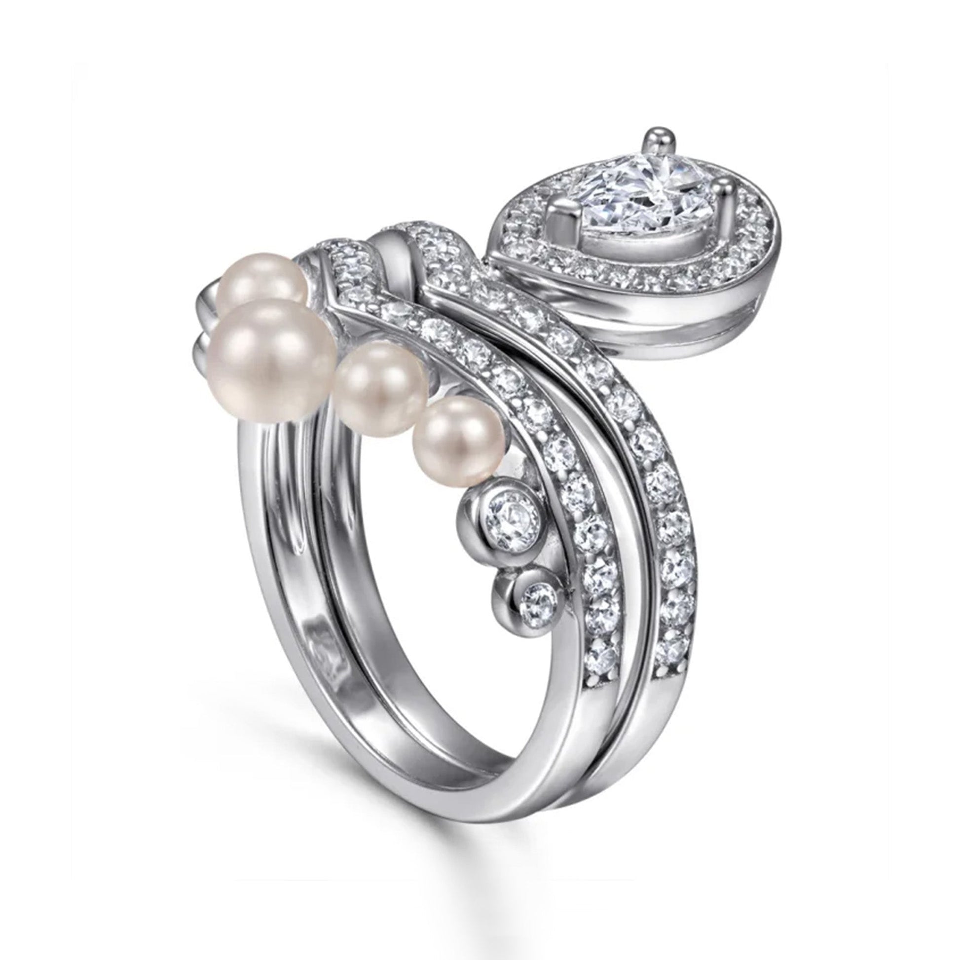 Tiara Teardrop Ring - Serene Western