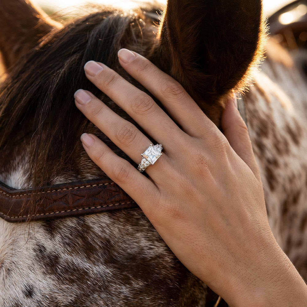 Tidal Embrace Ring - Moissanite - Serene Western