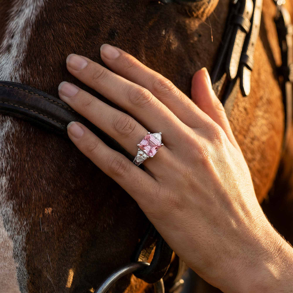 Tidal Embrace Ring - Rose Quartz - Serene Western
