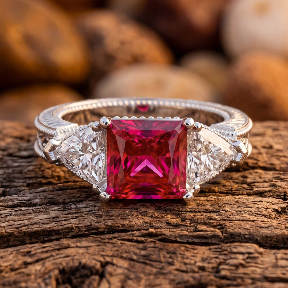 Tidal Embrace Ring - Ruby - Serene Western