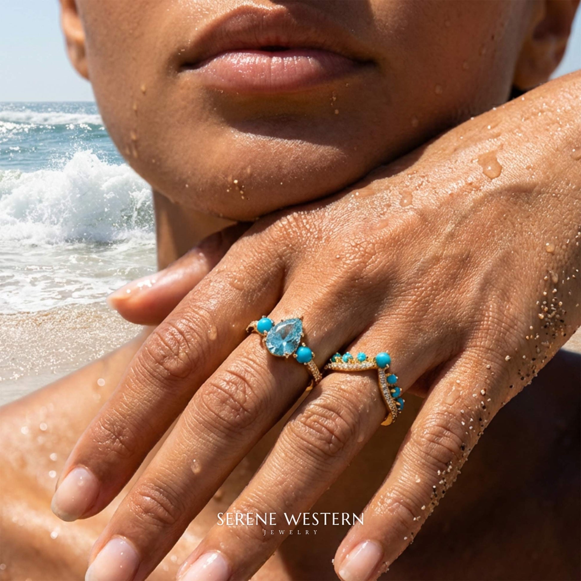 Tide Queen Ring - Serene Western