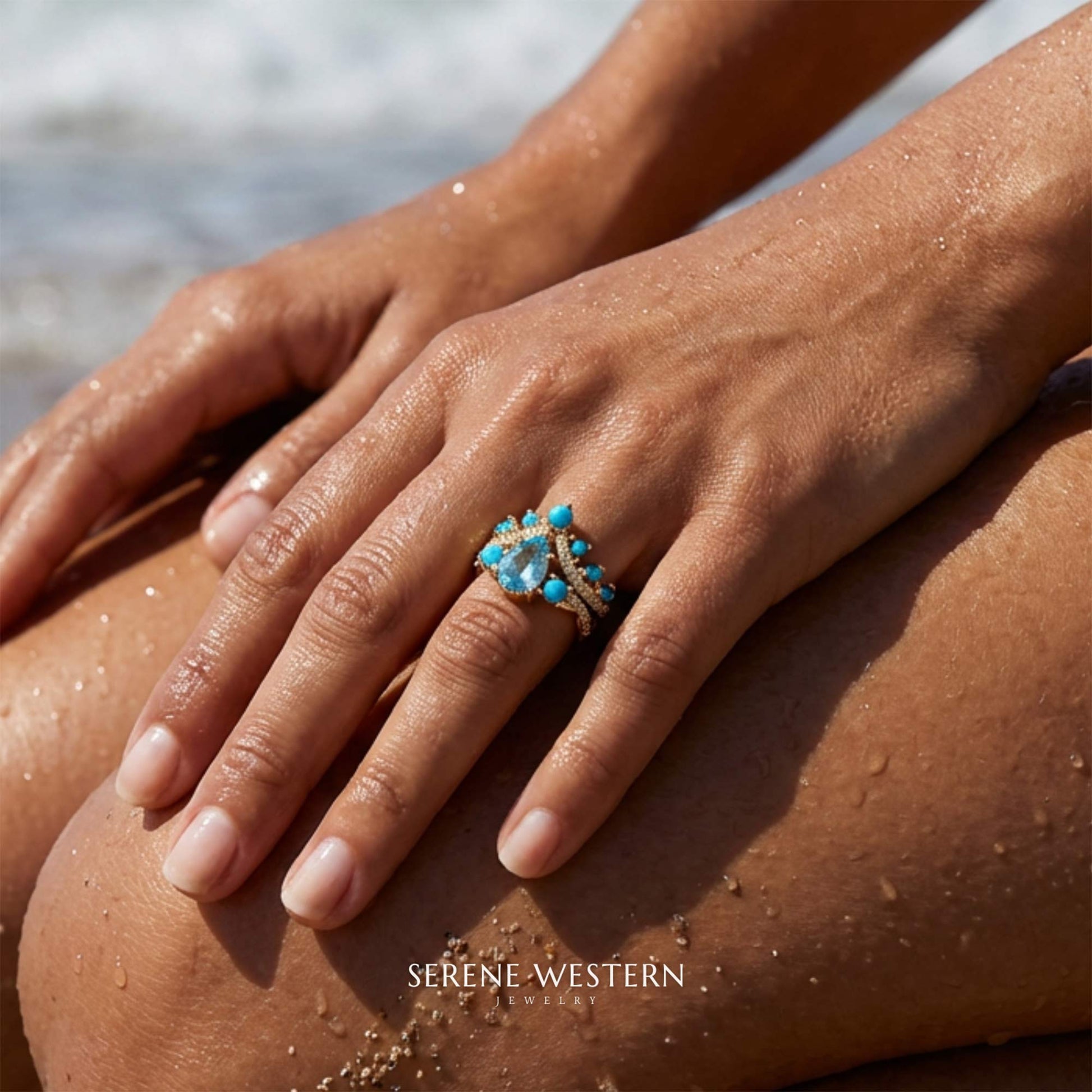 Tide Queen Ring - Serene Western
