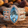 Tidecrest Ring - Aquamarine