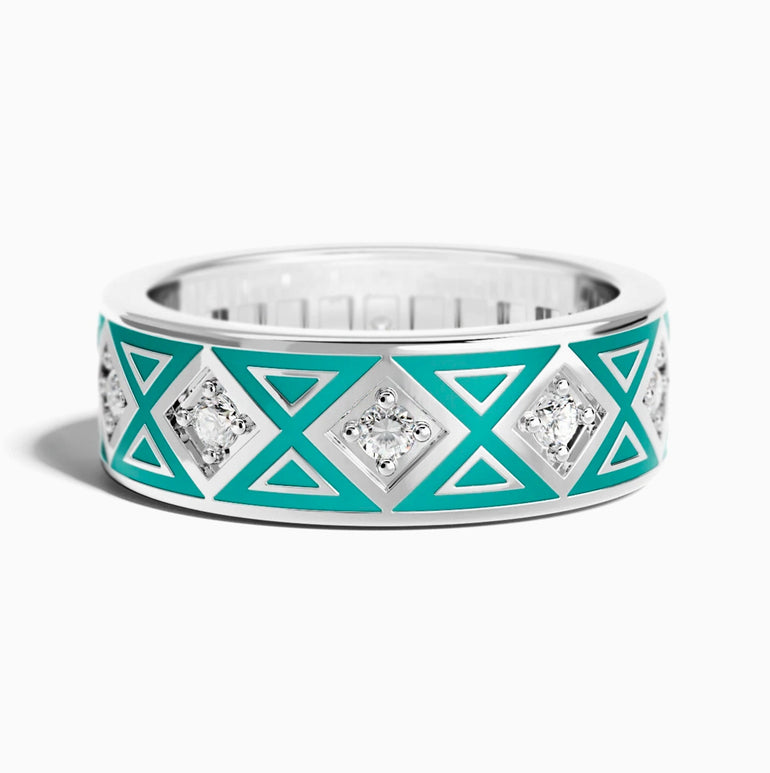 Totem Gleam Ring - Moissanite - Serene Western