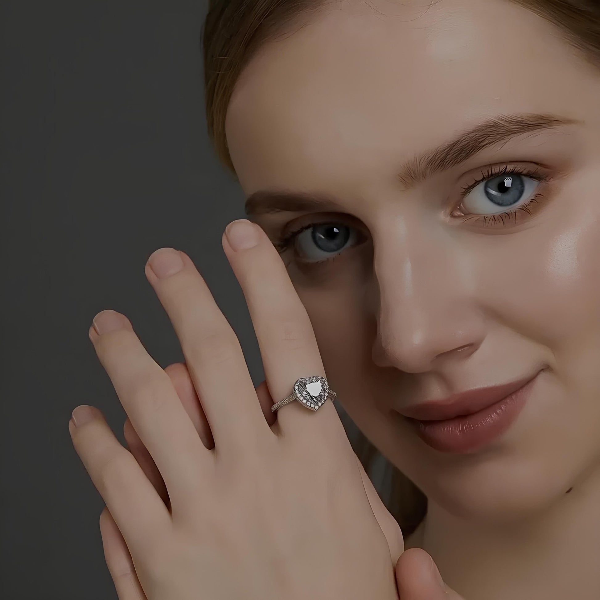 True Love Ring - Moissanite - Serene Western