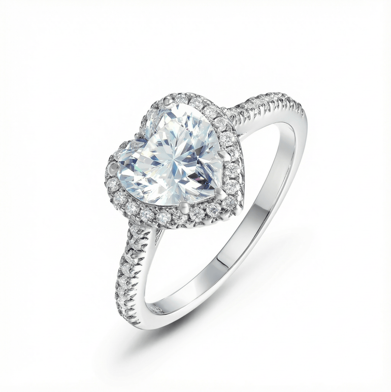 True Love Ring - Moissanite - Serene Western