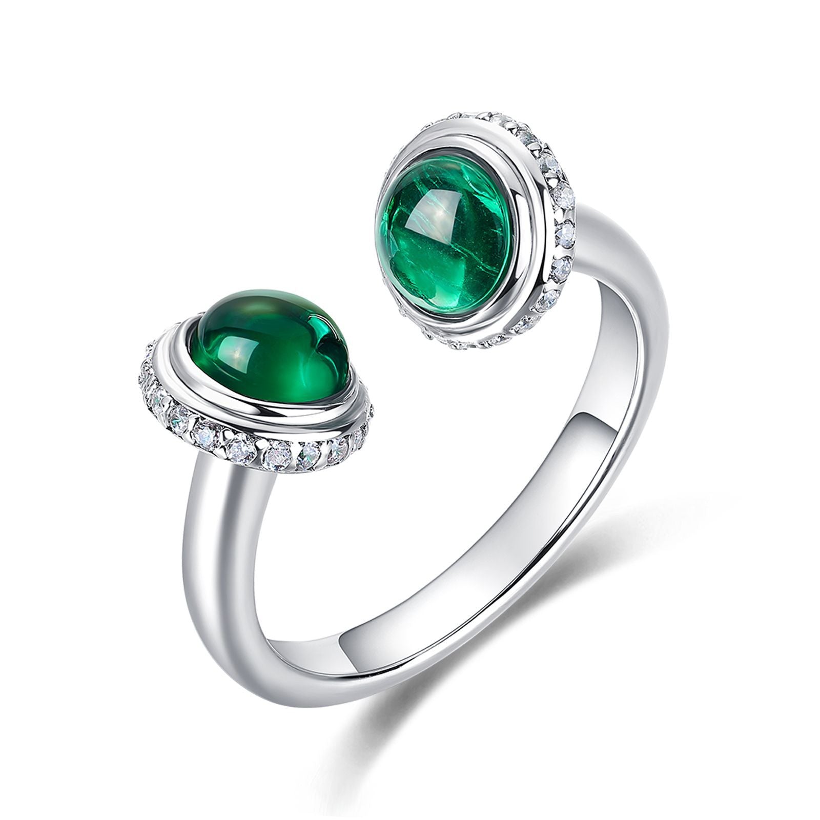 Twinned Starlight Ring - Serene Western