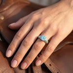 Velour Luma Ring - Aquamarine - Serene Western thumbnail