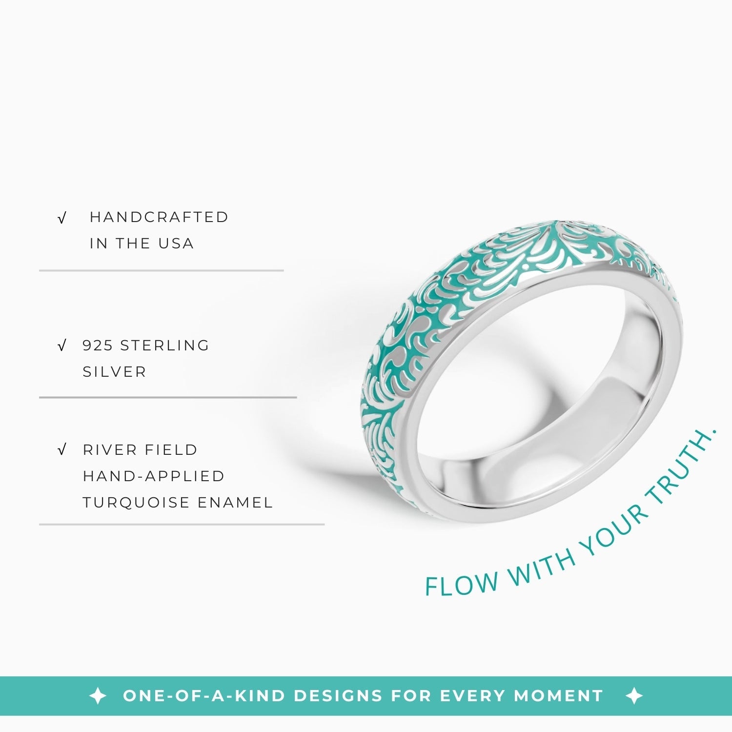 Verdant Current Ring - Serene Western