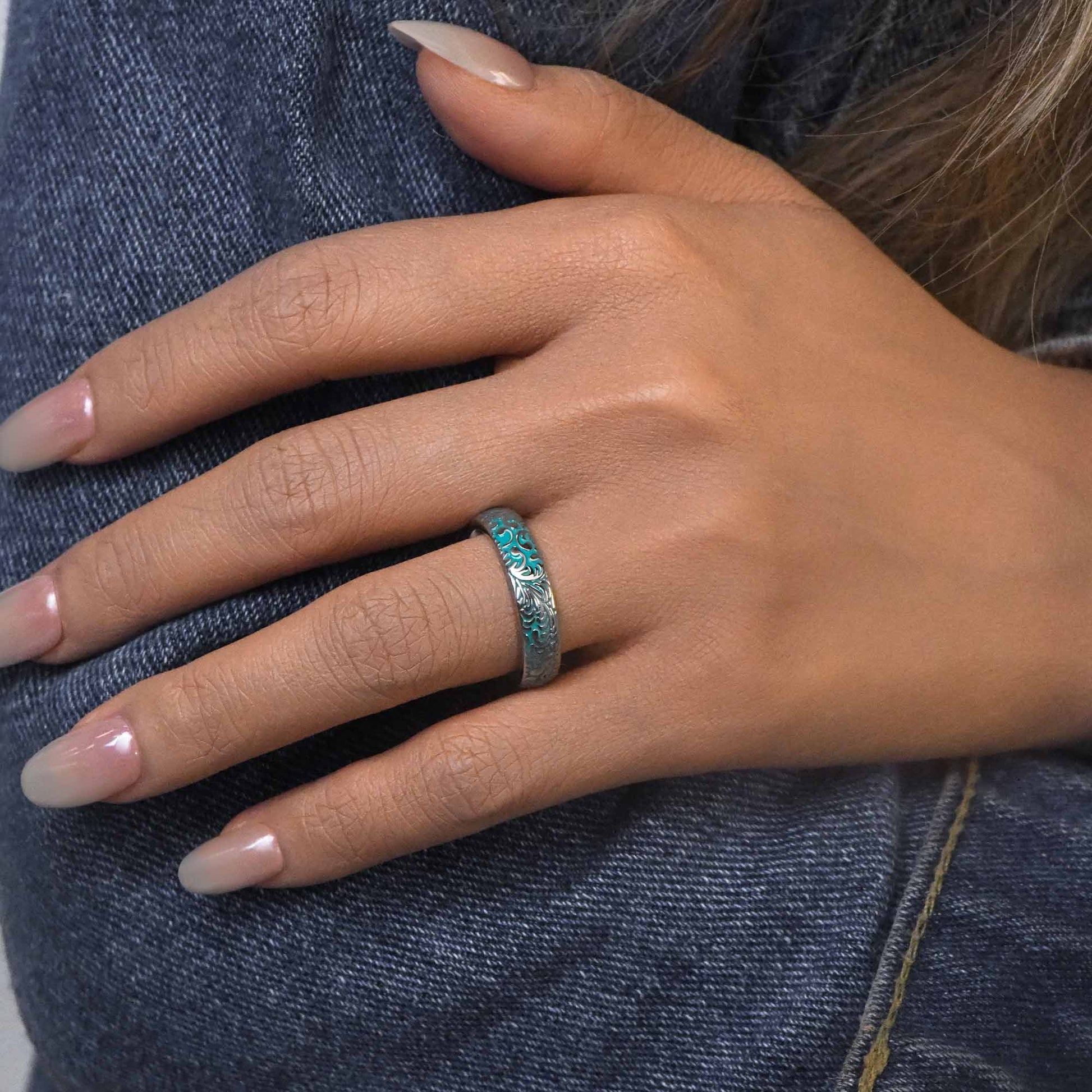 Verdant Current Ring - Serene Western