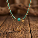 Verdant Jewel Necklace - Serene Western thumbnail