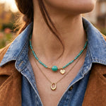 Verdant Jewel Necklace - Serene Western thumbnail