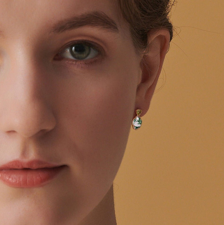 Verdure Frame Earrings - Serene Western