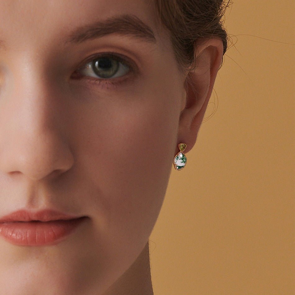 Verdure Frame Earrings - Serene Western