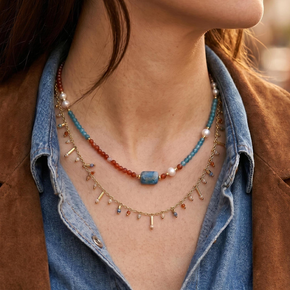 Vibrant Heritage Necklace - Serene Western