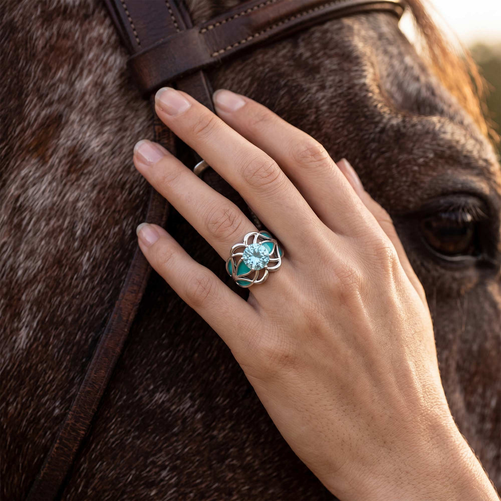 Wild Surges Ring - Aquamarine - Serene Western