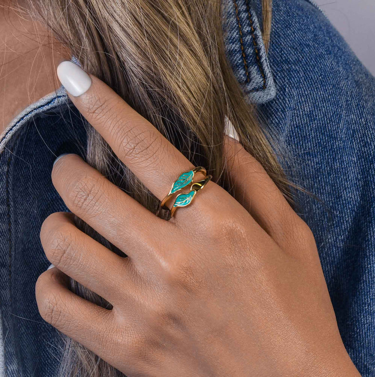 Willow Crest Ring - Turquoise - Serene Western