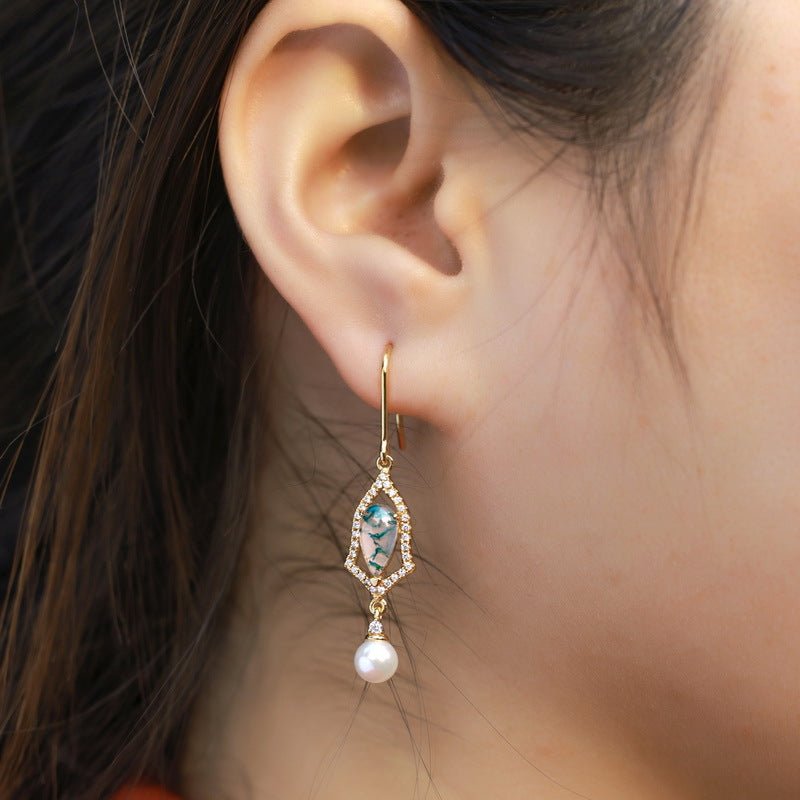 Willow Pearl Earrings - Serene Western