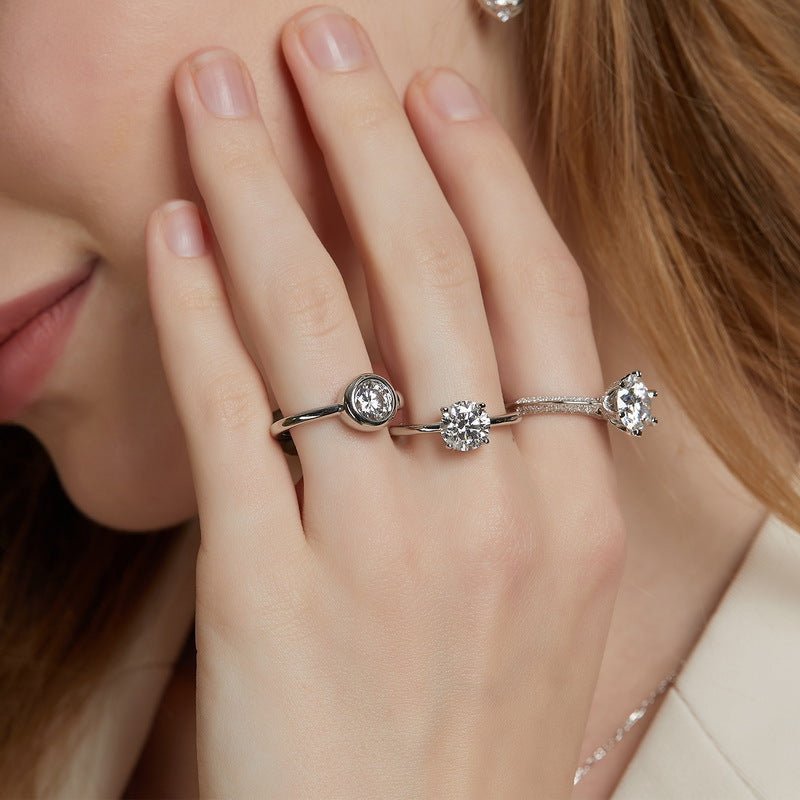 Wish Orbit Ring - Moissanite - Serene Western