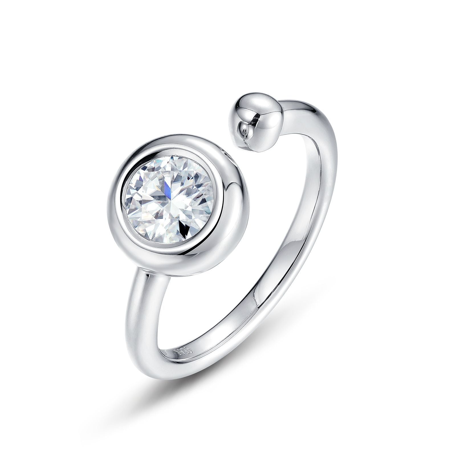 Wish Orbit Ring - Moissanite - Serene Western