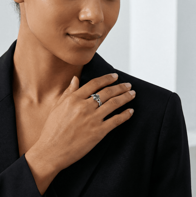 Woodland Hexagon Ring - Serene Western